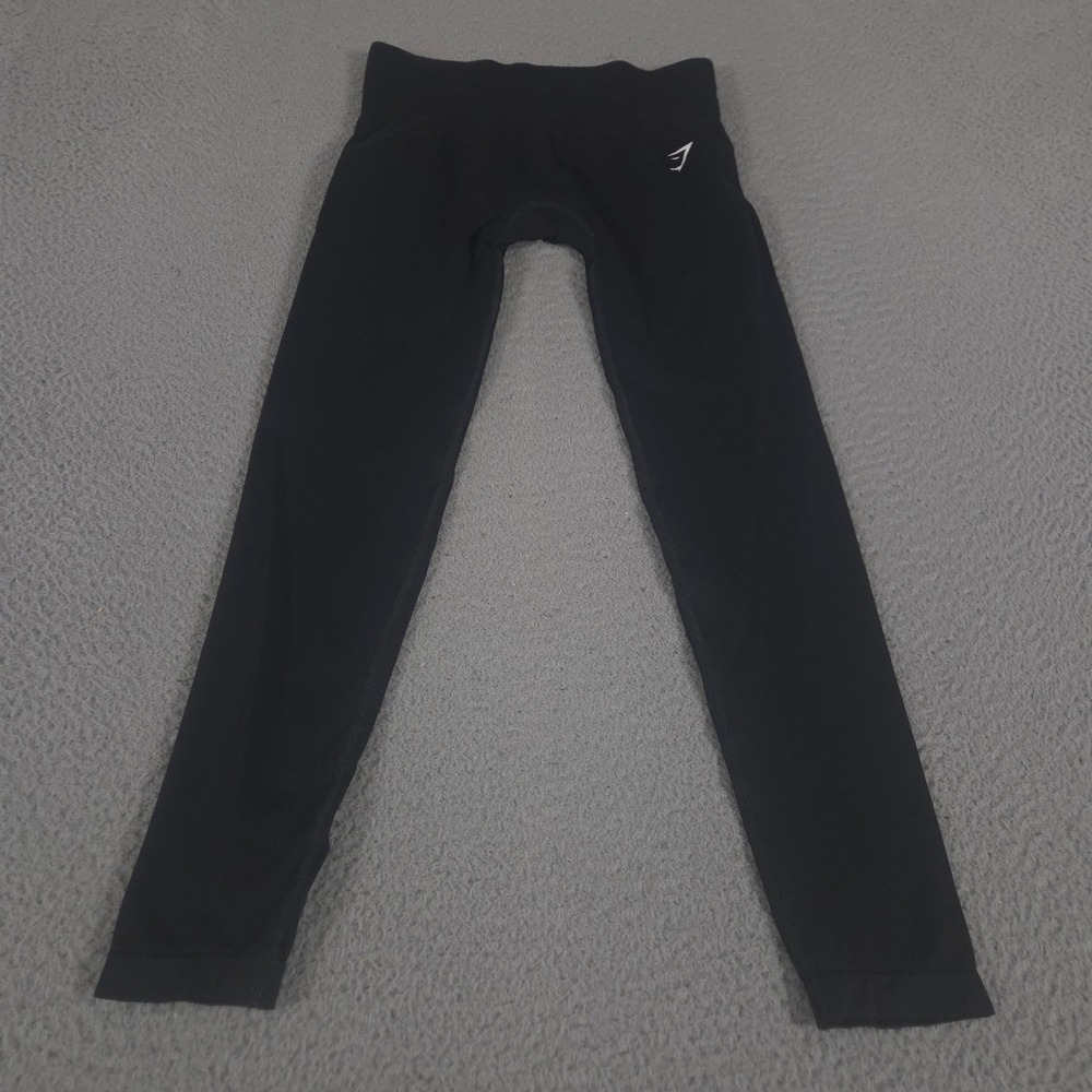 Gymshark Leggings Womens S Black Vital Seamless High Rise Compression Stretchy